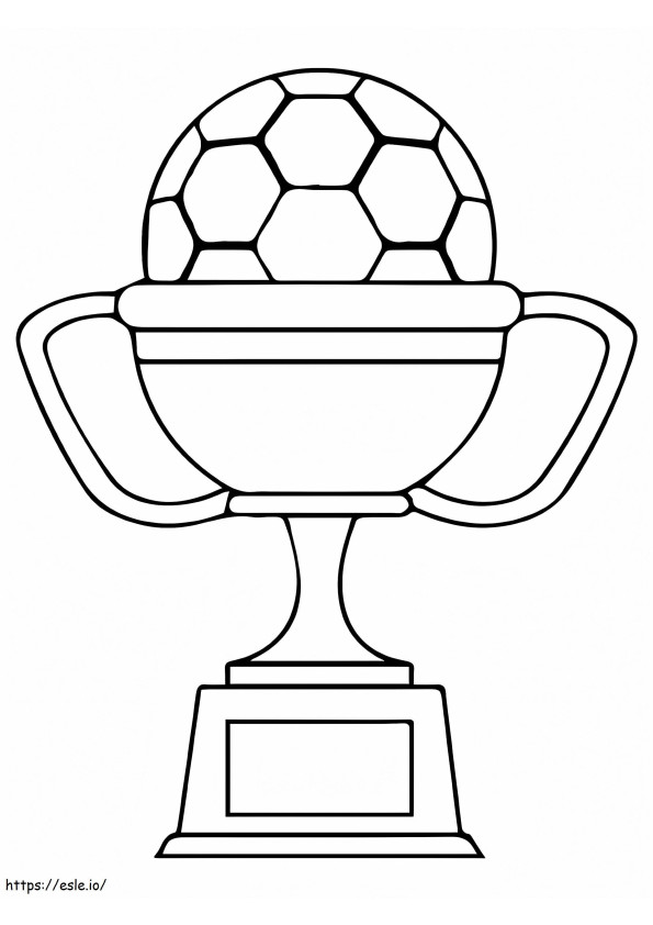 Nice Trophy coloring page