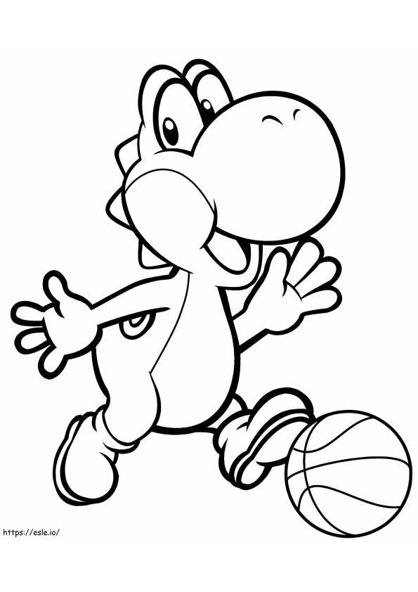 Dinosaurus Lucu Menembak Bola