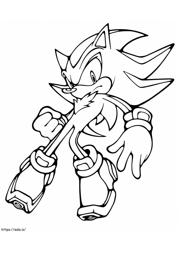 Sonic 1 de colorat