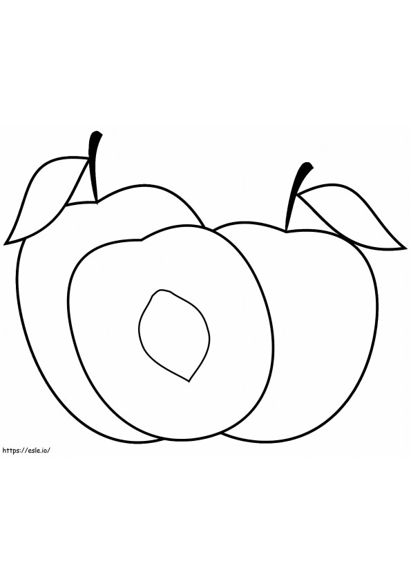 Peaches 2 coloring page