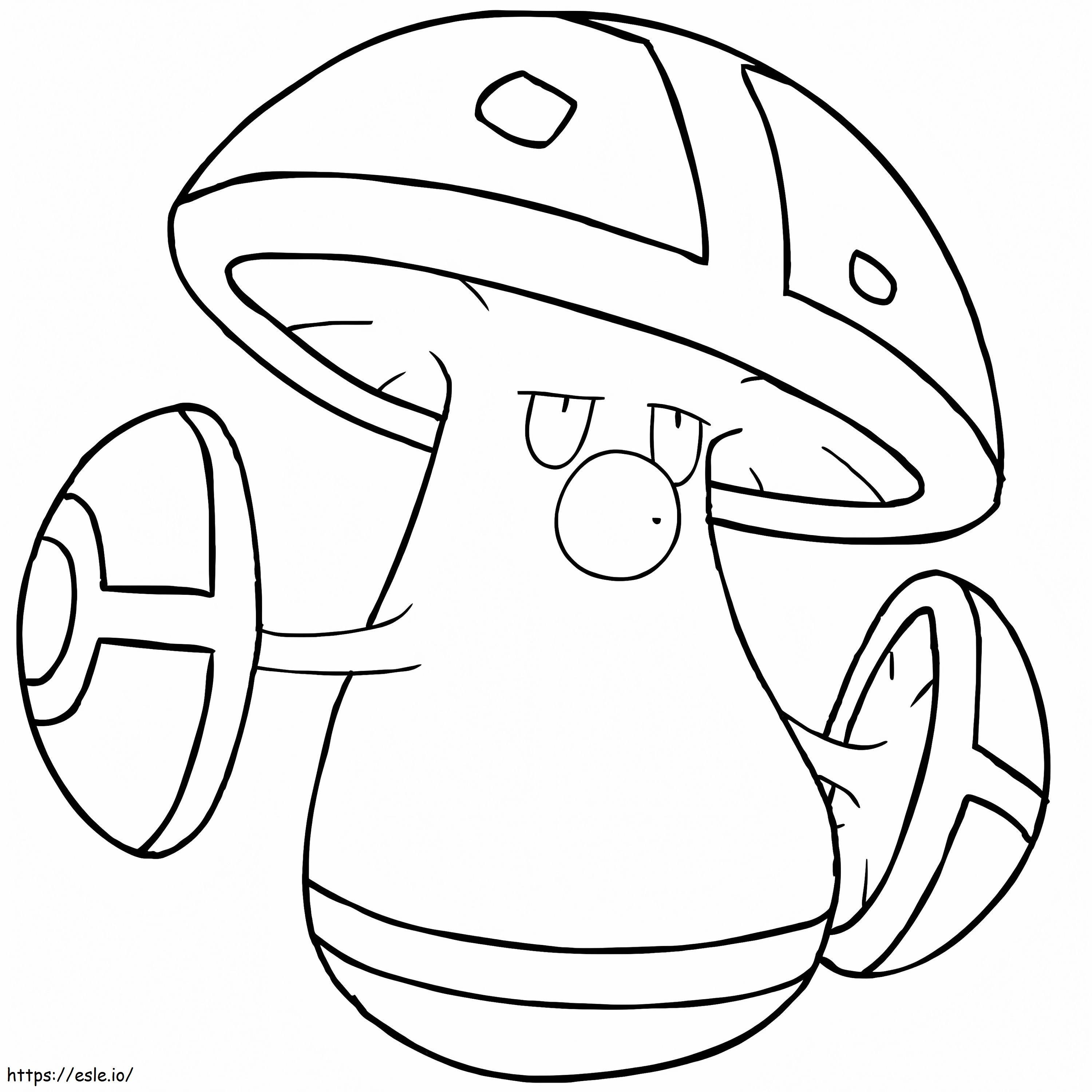 Pokemon Amoonguss 2 kolorowanka