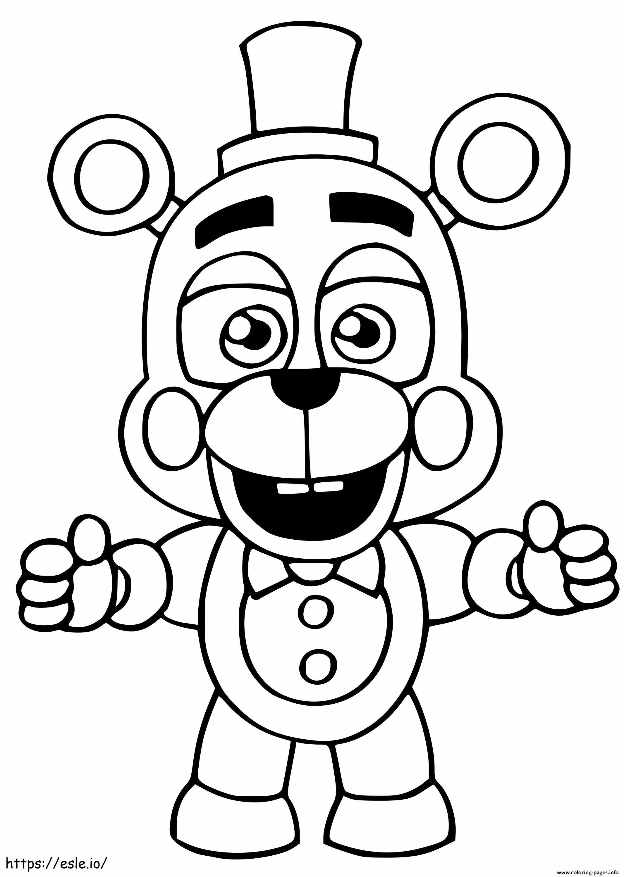 Baby Freddy Dried Up coloring page