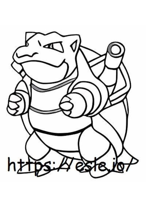 Tortank coloring page