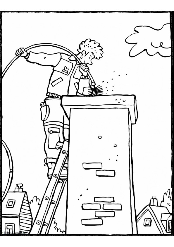 The Chimney Sweep coloring page