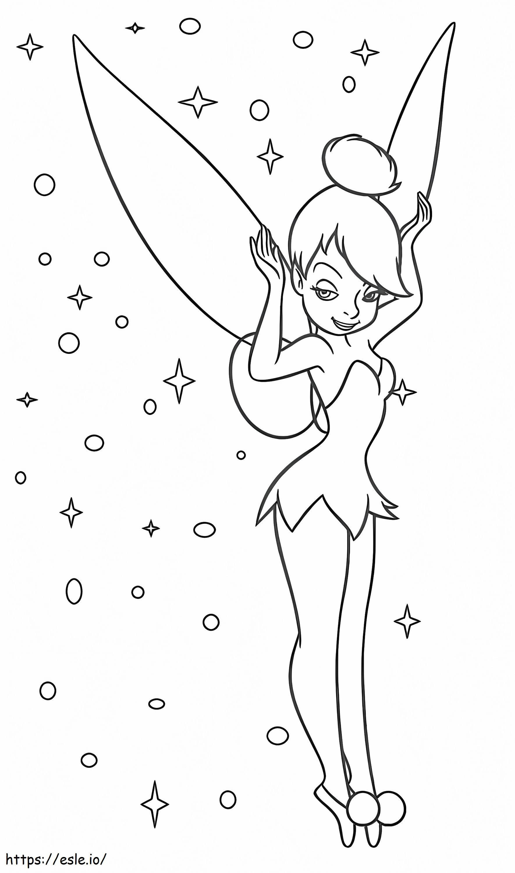 Niza Tinkerbell coloring page