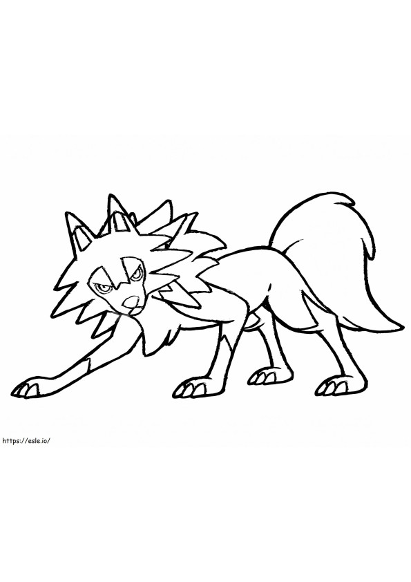 Forma de mediodía de Lycanroc
