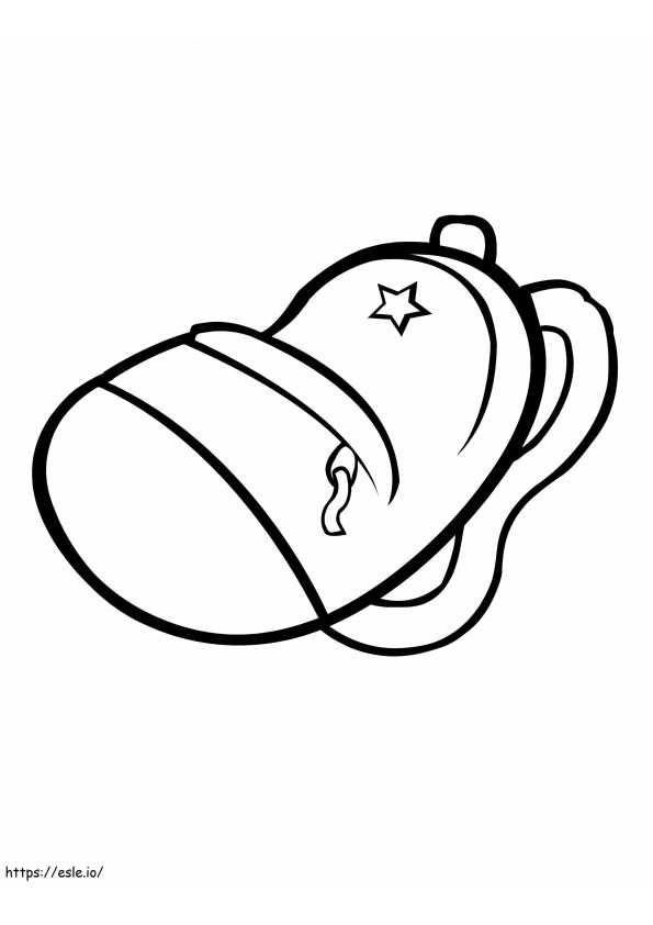 Small Backpack coloring page