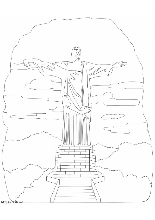 Christ The Redeemer 1 coloring page