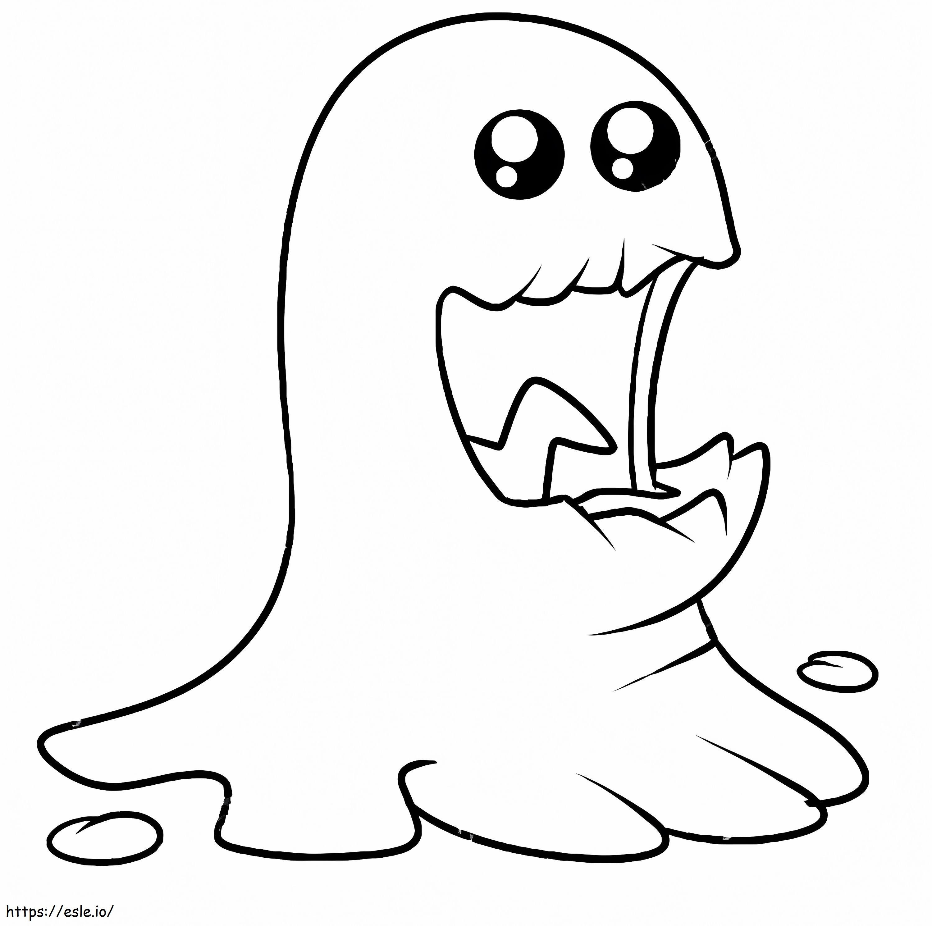 Slime Monster coloring page