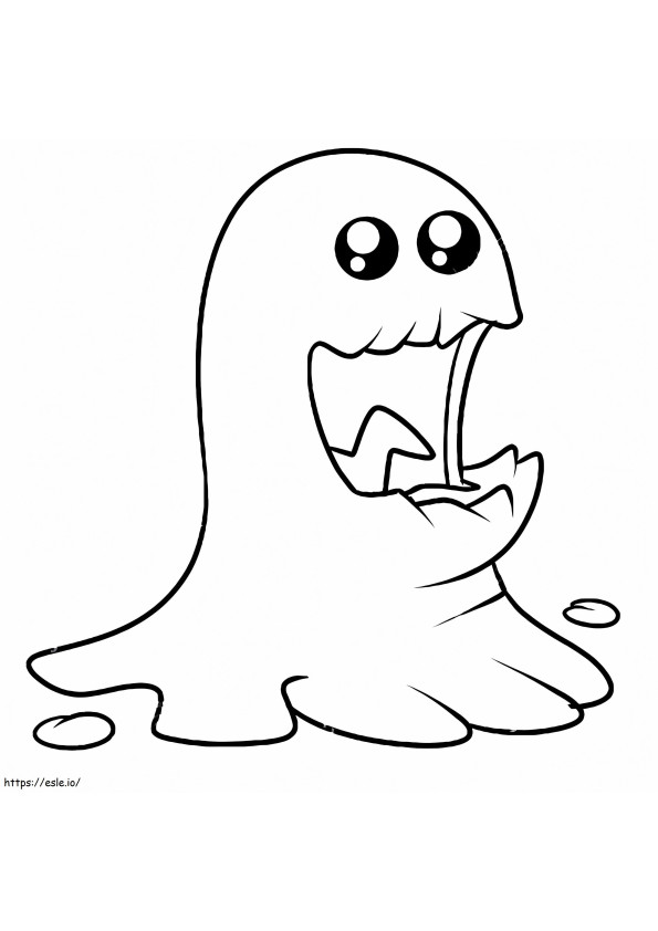 Slime Monster coloring page