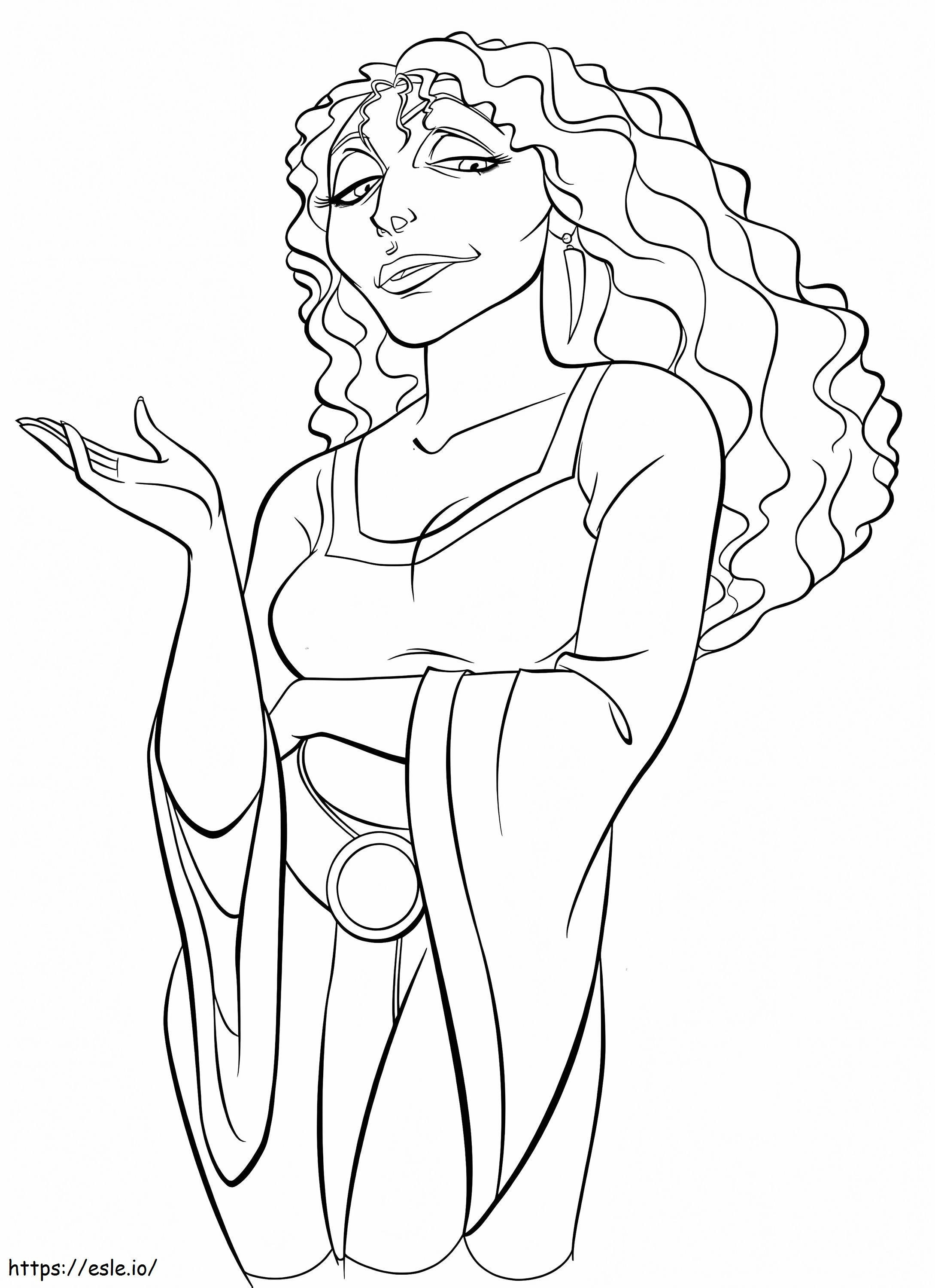 Mother Gothel Printable coloring page