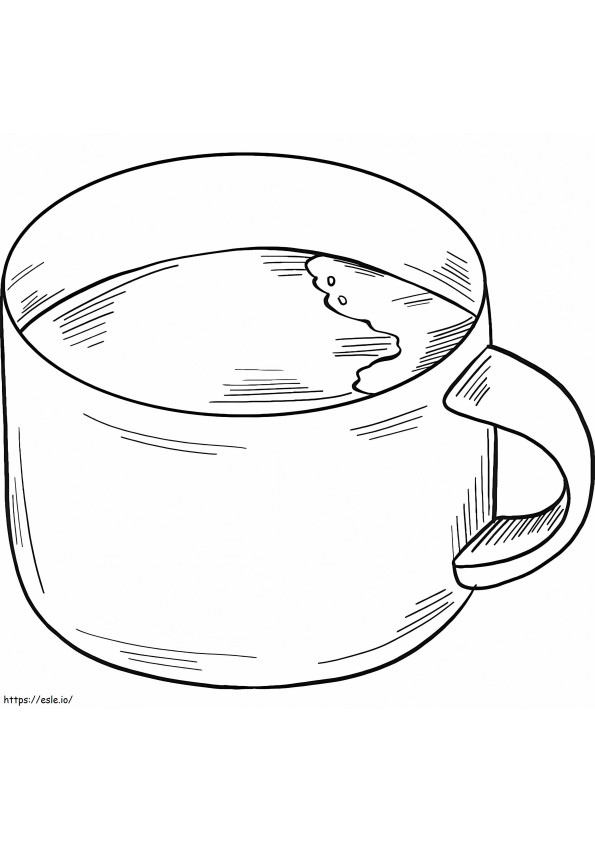 Free Printable Hot Chocolate coloring page