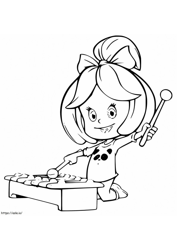 Cleo From Cleo And Cuquin coloring page