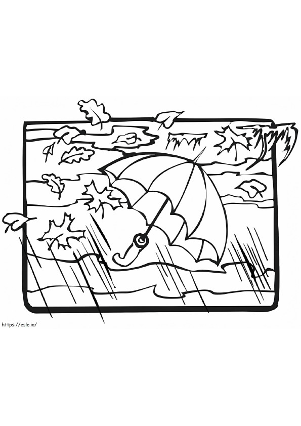 Printable Weather coloring page