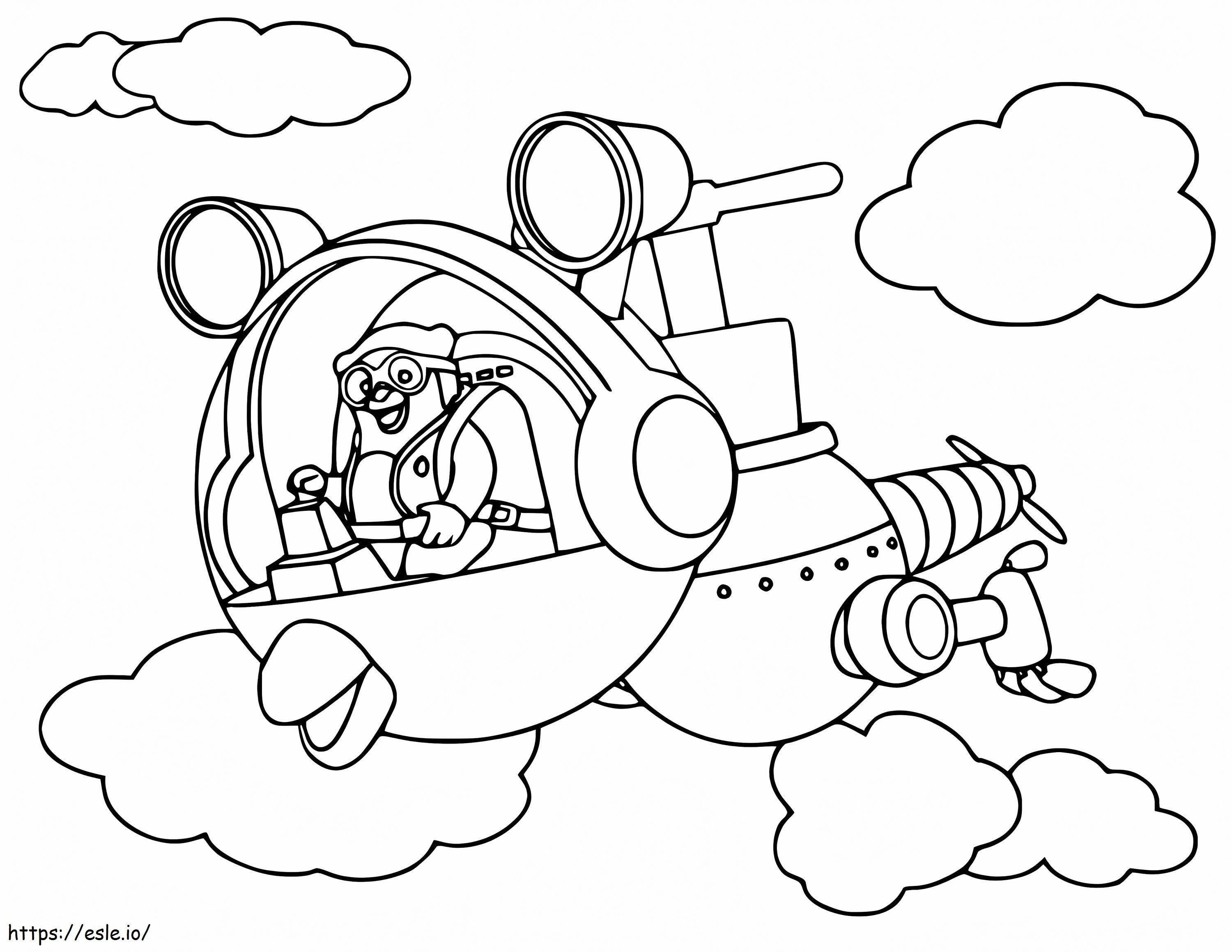 Free Special Agent Oso coloring page