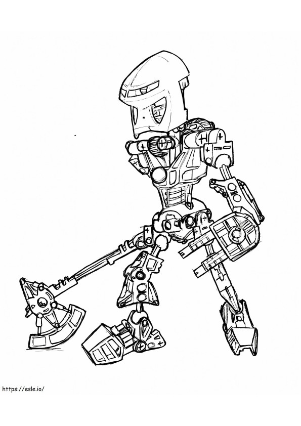Free Bionicle coloring page