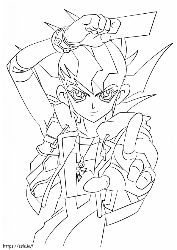 Zexal Of Yu Gi Oh coloring page