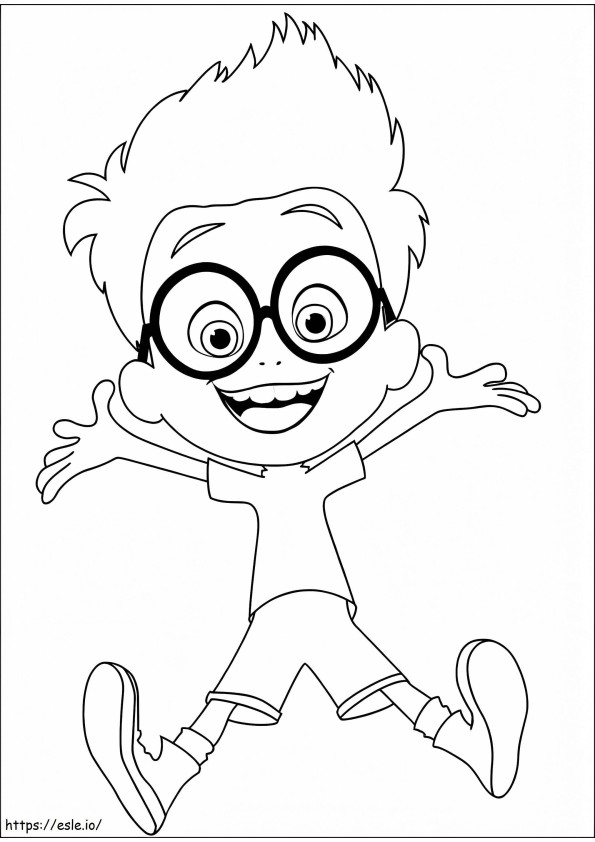 Happy Sherman coloring page