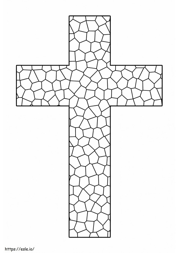 Beeindruckendes Kreuz ausmalbilder