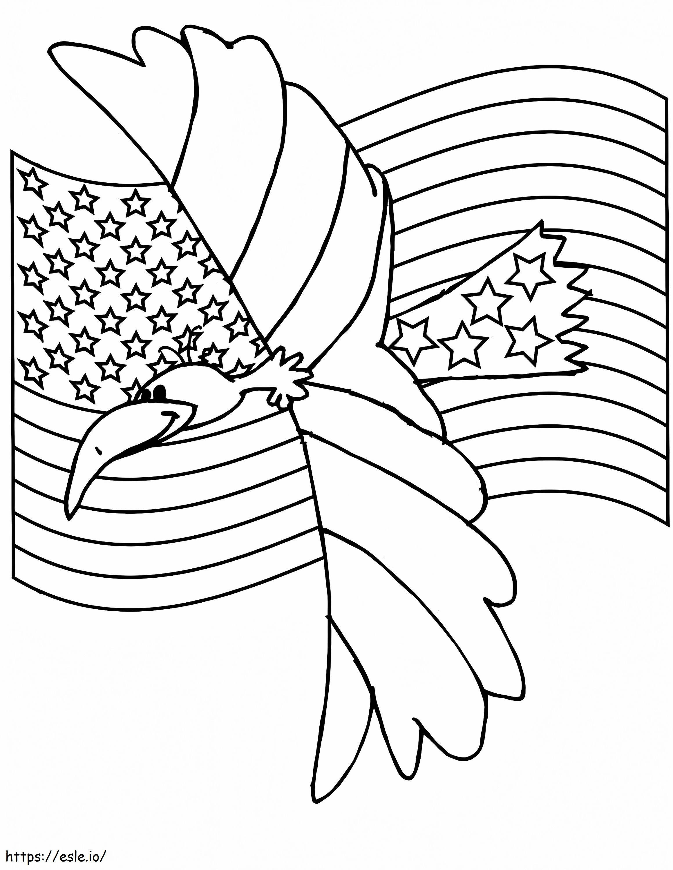 Flag Day 5 coloring page