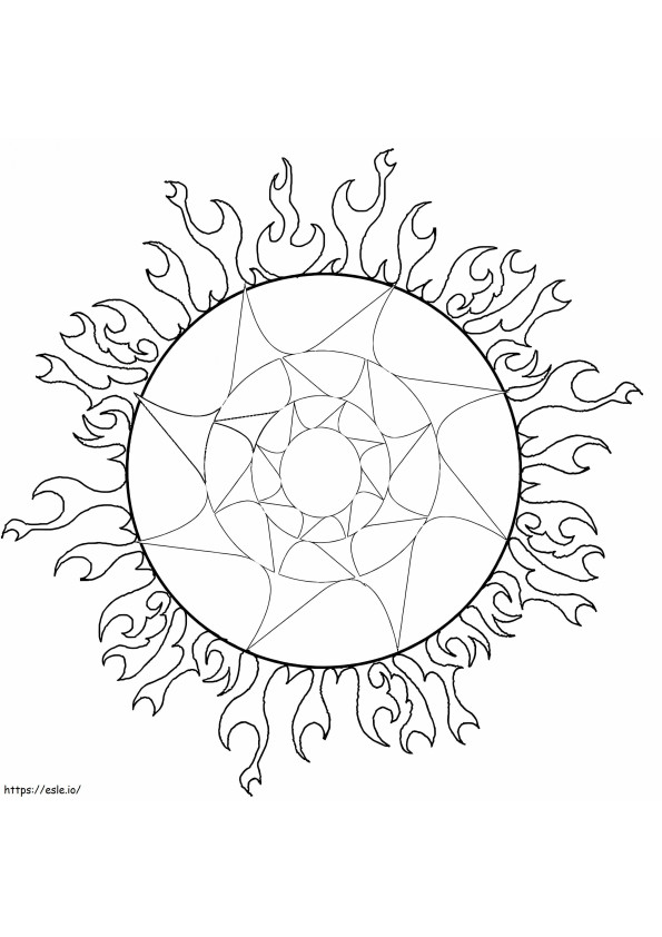 Wiccan To Color coloring page