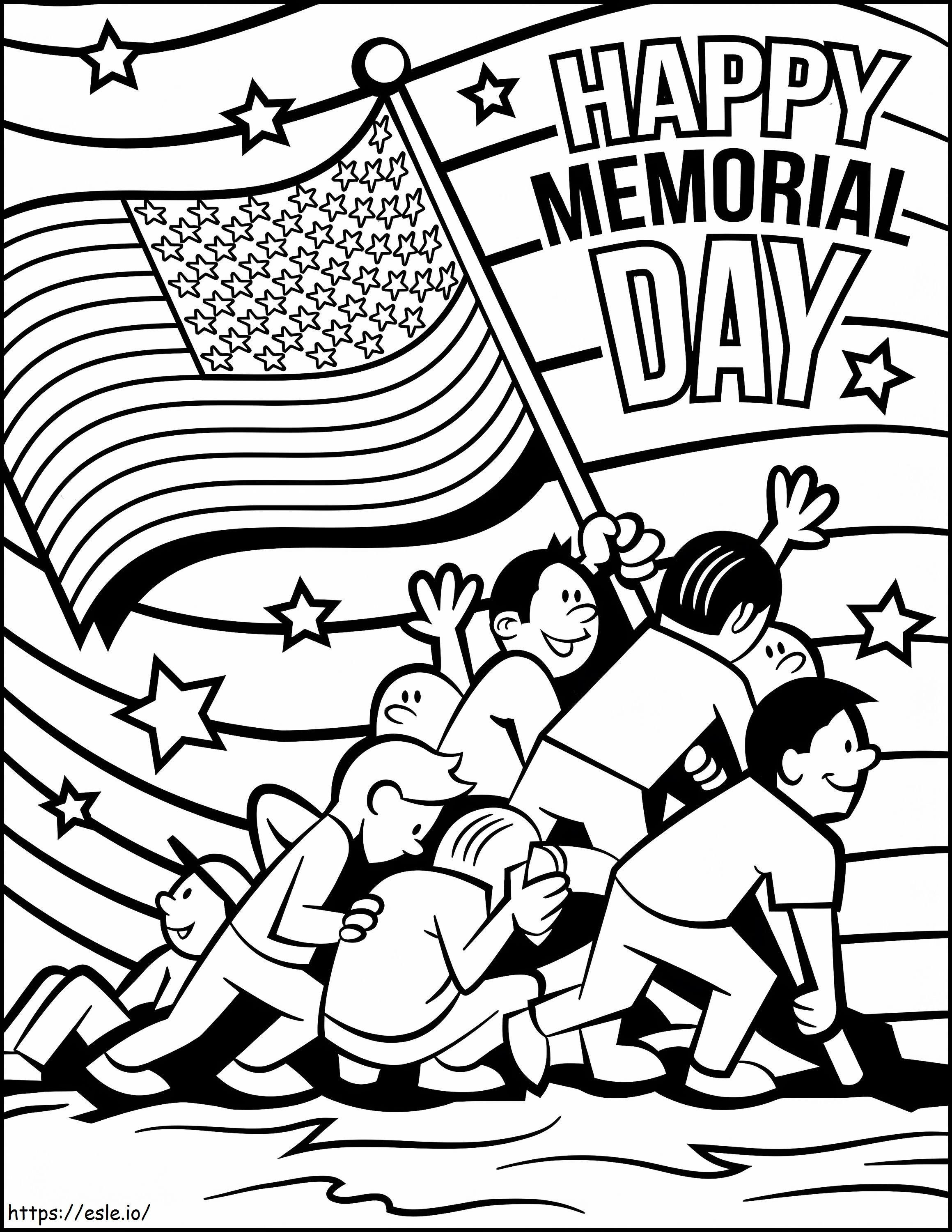 Memorial Day 1 coloring page