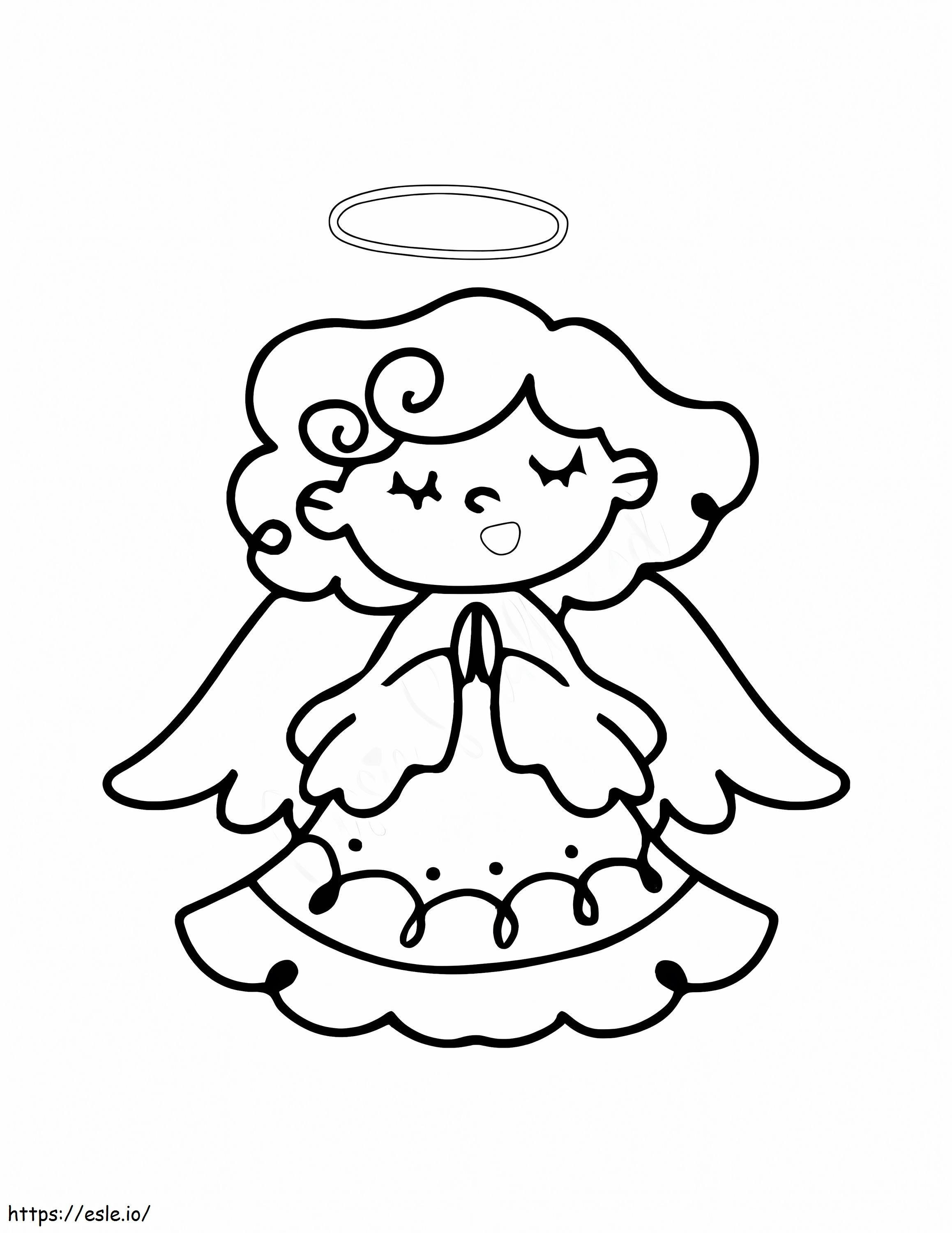 Angel Free Images coloring page