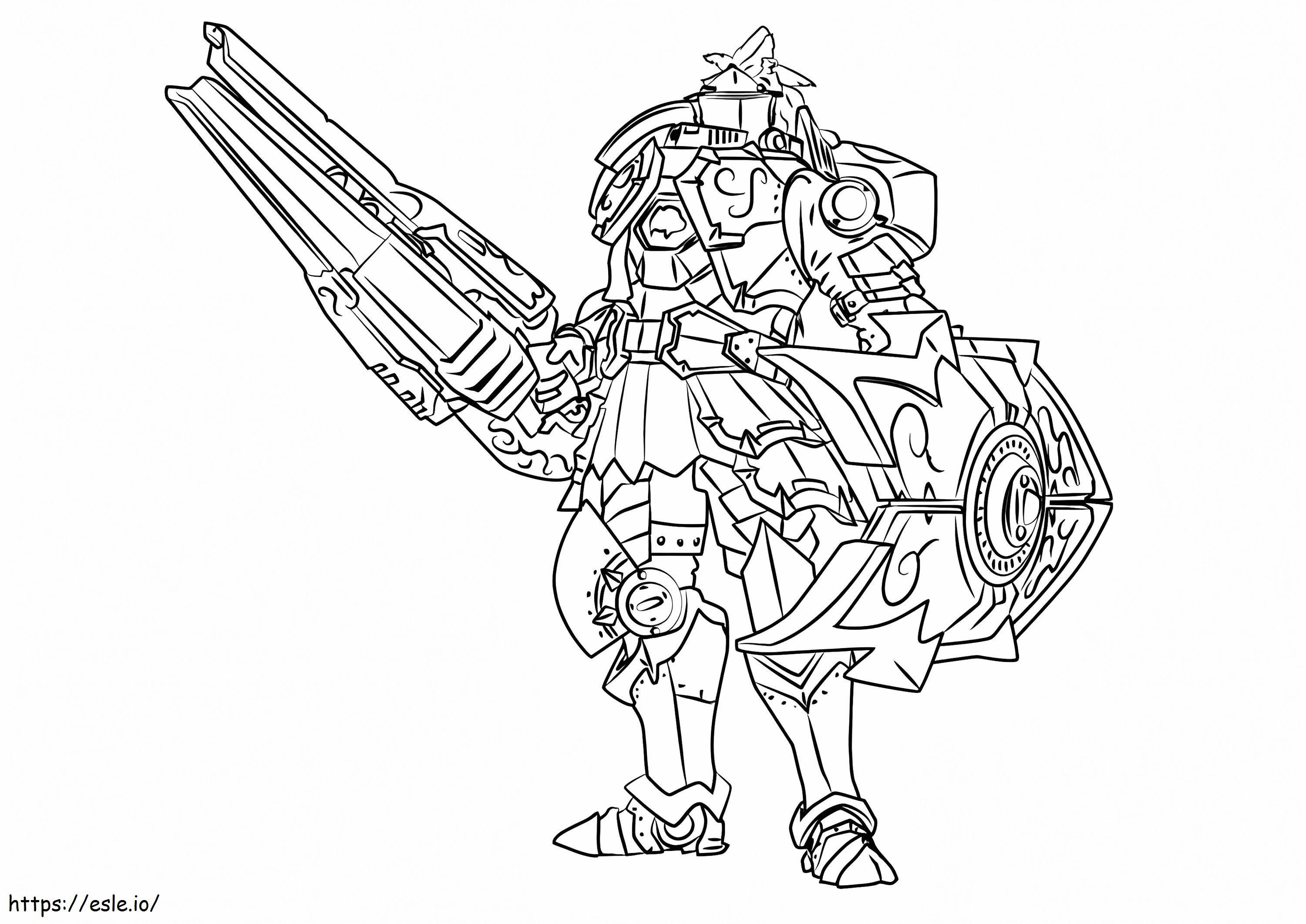 Fernando From Paladins coloring page