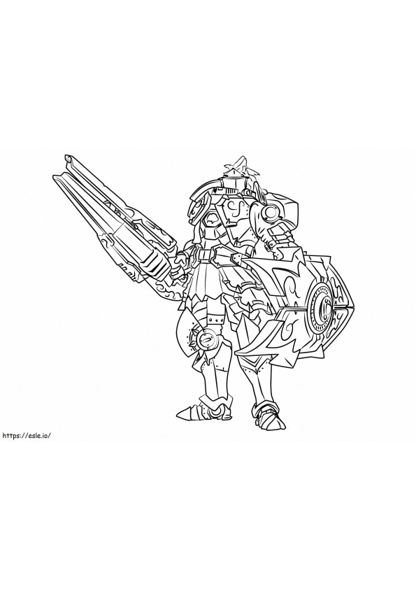 Fernando From Paladins coloring page