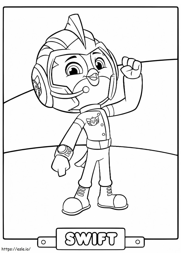 Swift Top Wing coloring page