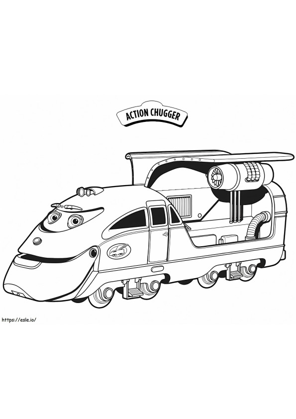 Action Chugger coloring page