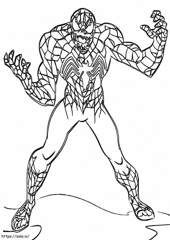 Spiderman Venom coloring page