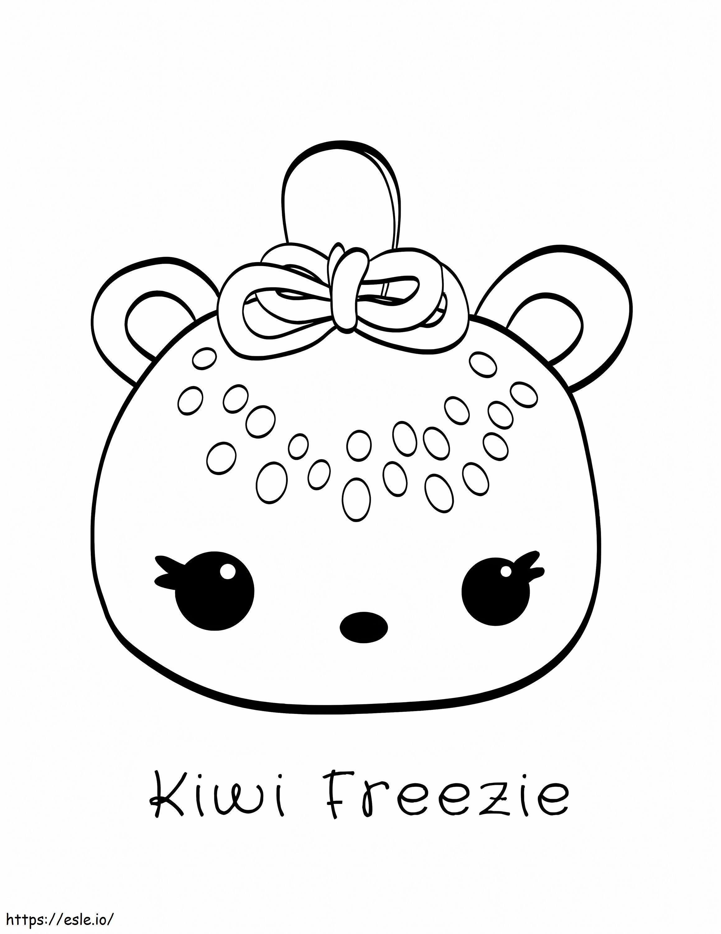 Coloriage Kiwi glacé à imprimer dessin
