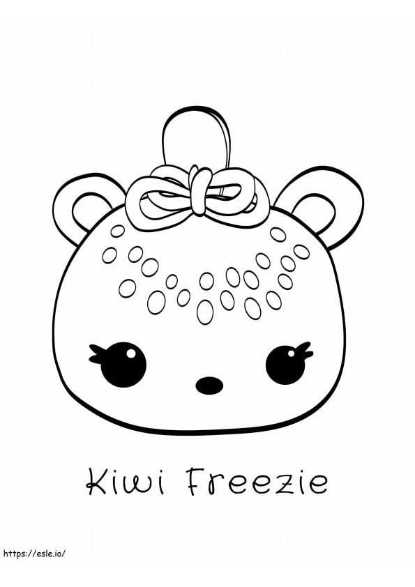 Kiwi Freezie kleurplaat