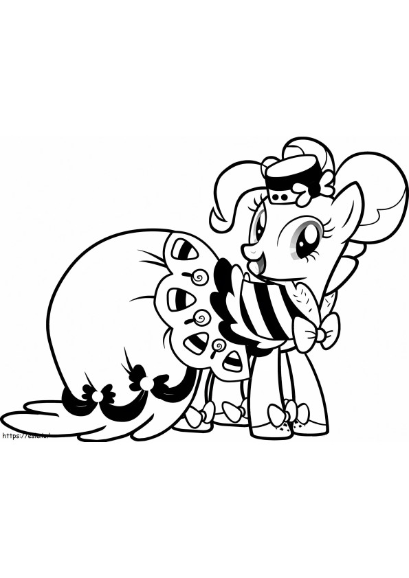 Pretty Pinkie Pie coloring page