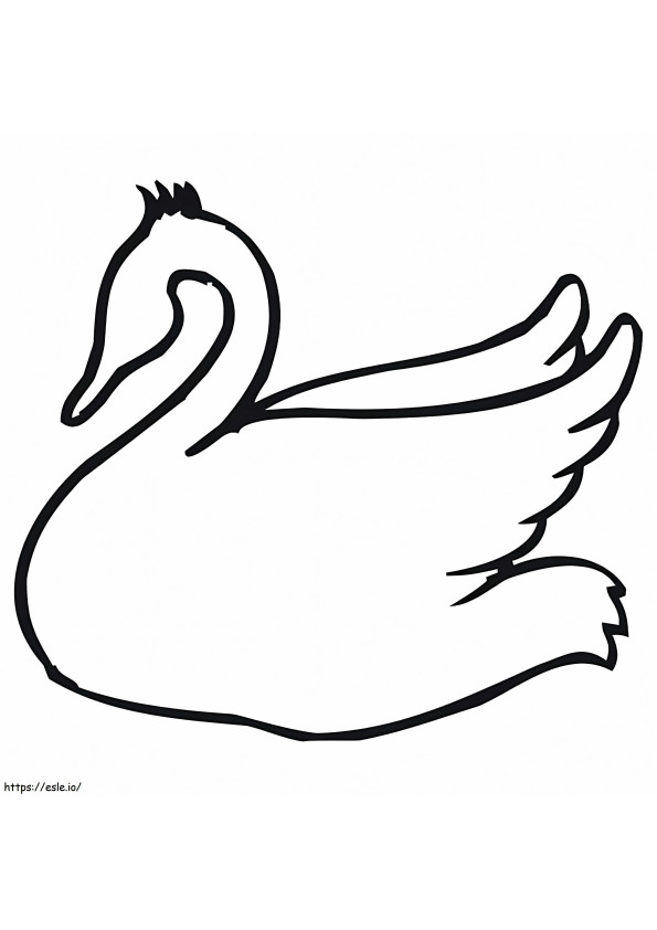 Swan Scheme coloring page