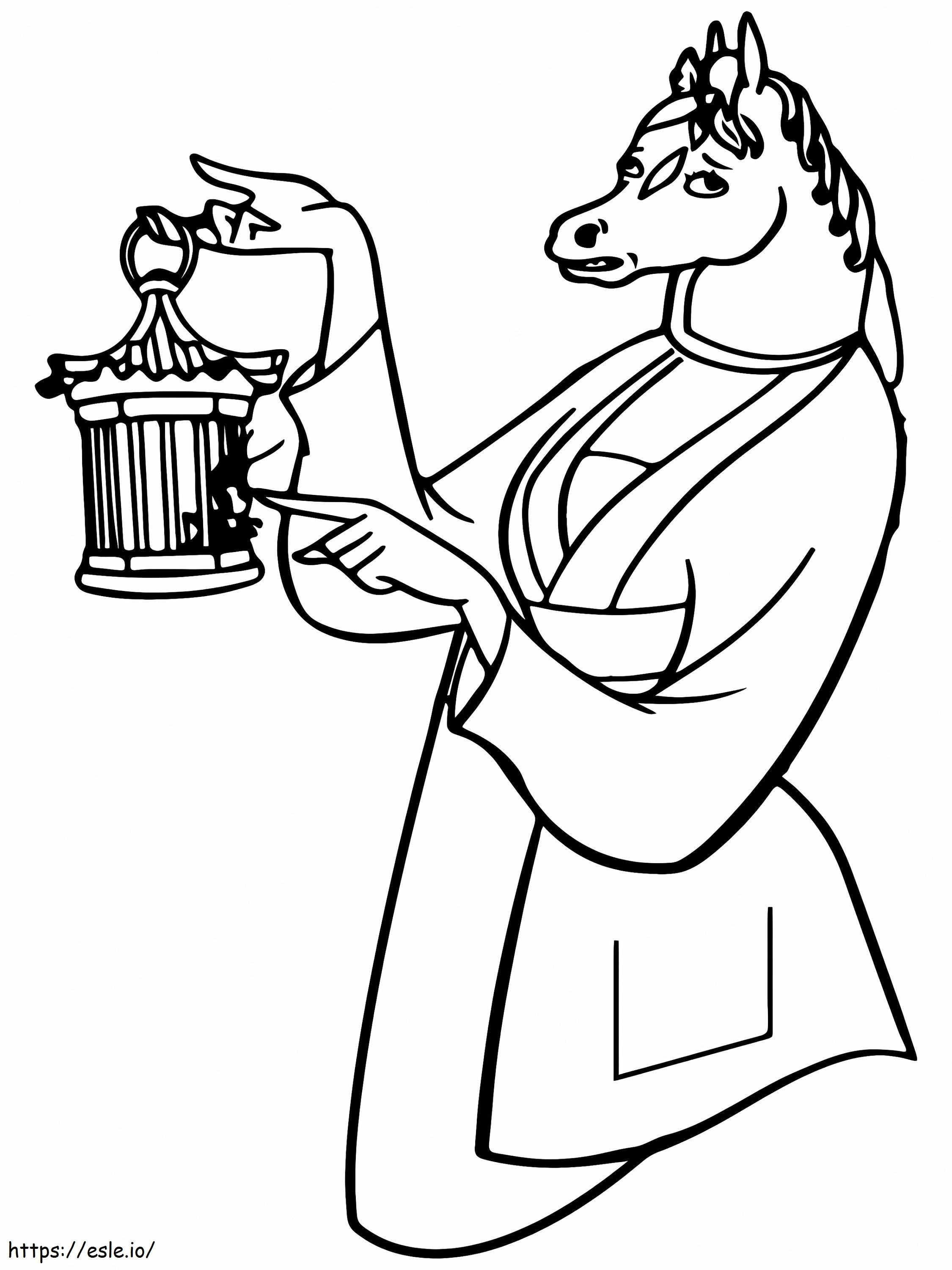Fabulous Beatrice Horseman coloring page