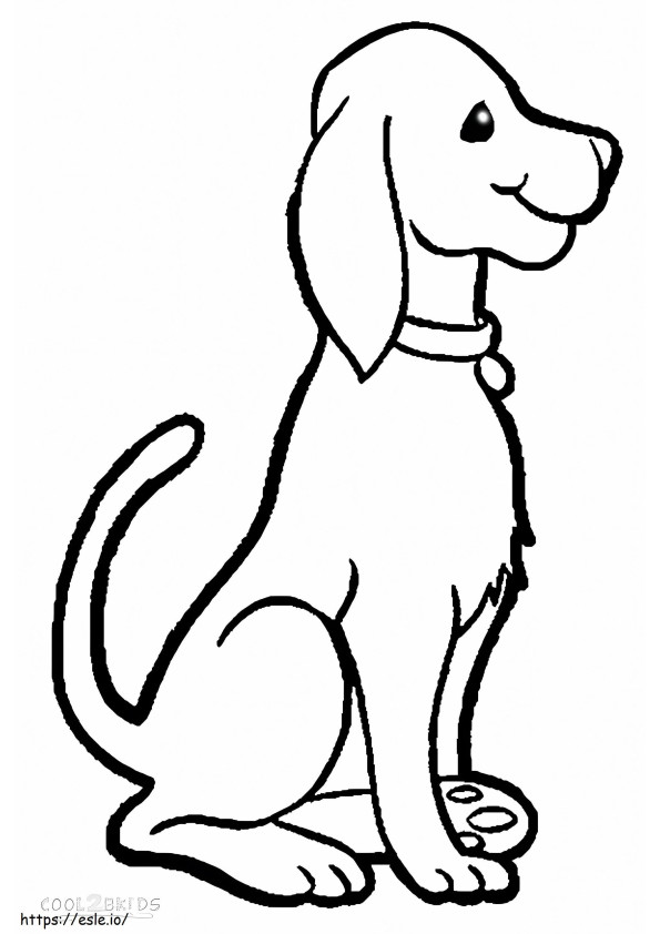 Cachorro Webkinz para colorir
