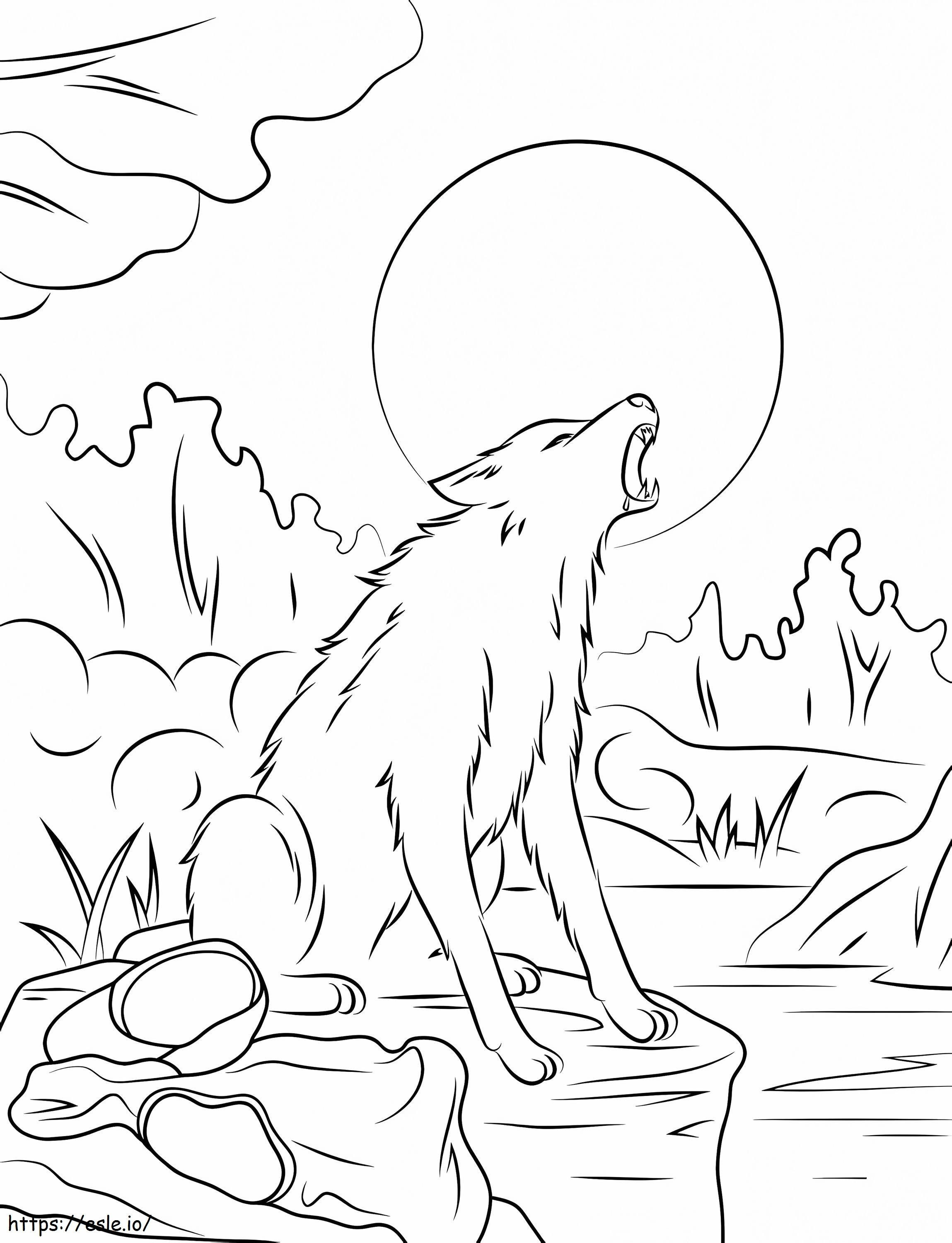 Die Werwolf-Gänsehaut ausmalbilder
