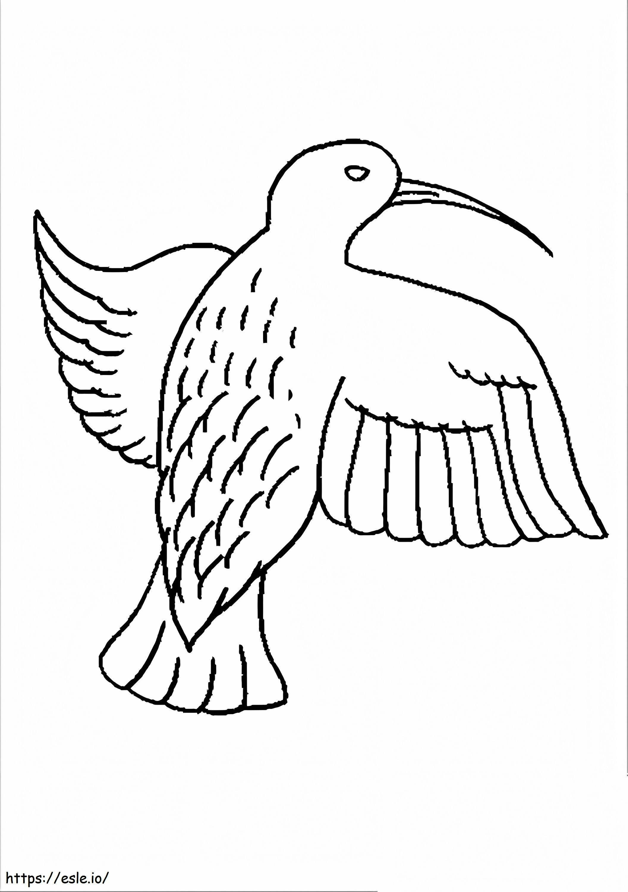 Coloriage Colibri mignon à imprimer dessin