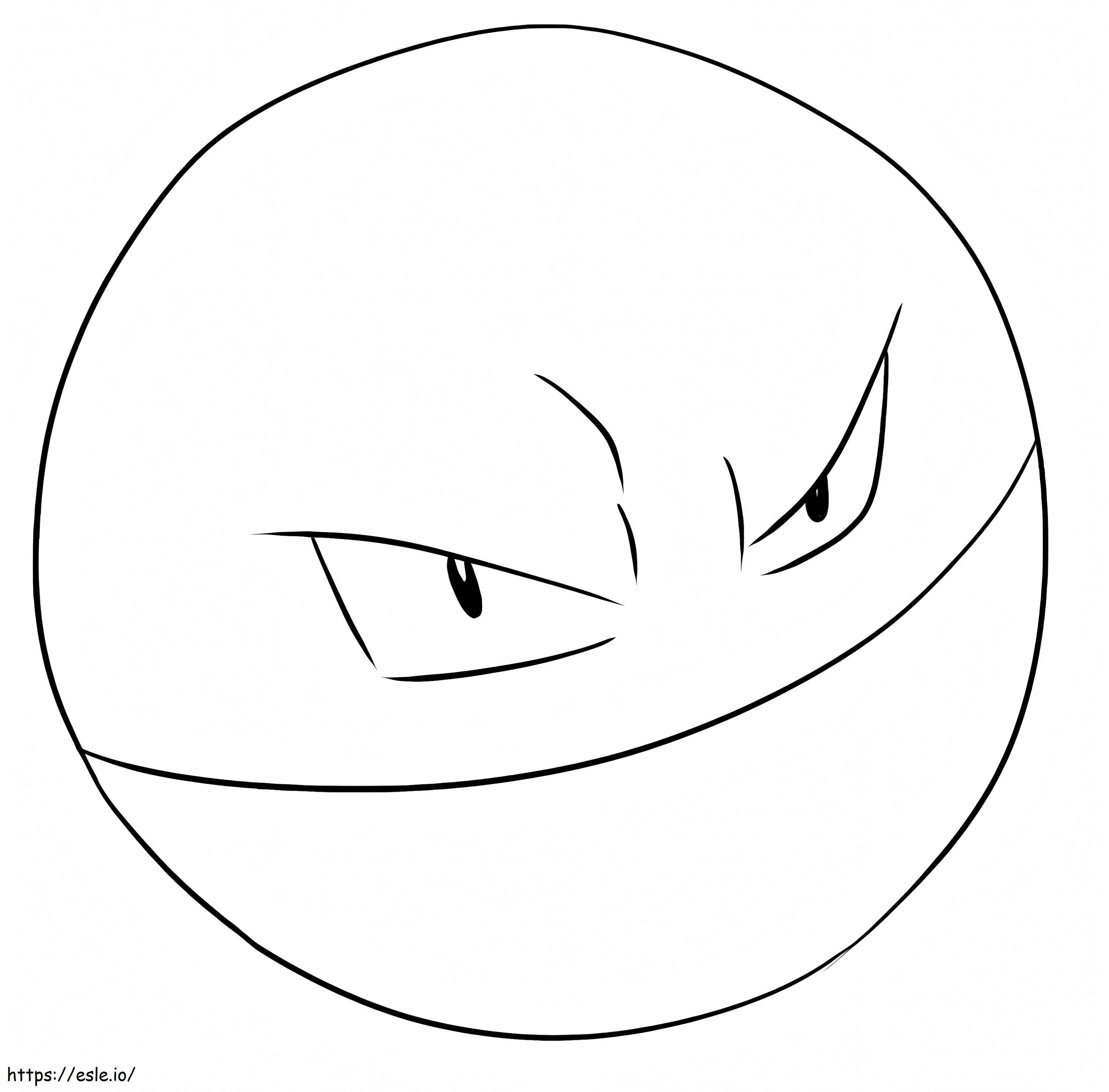 Voltorb 1 coloring page