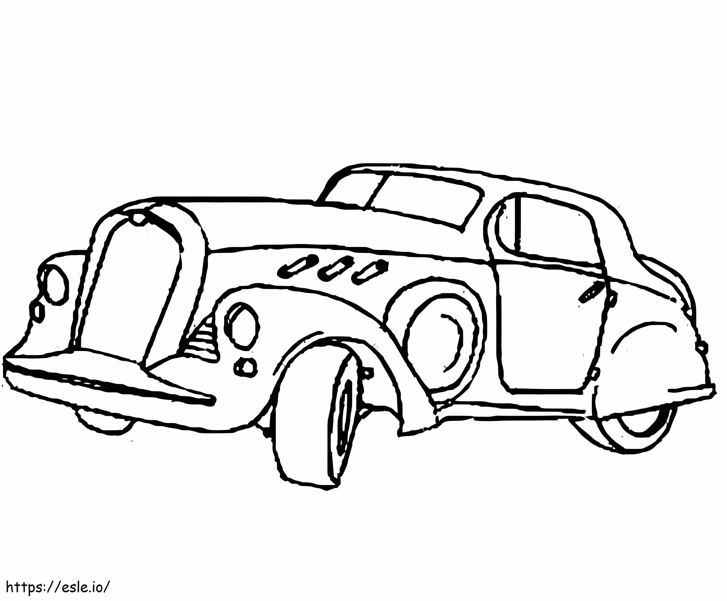 Free Printable Rolls Royce coloring page
