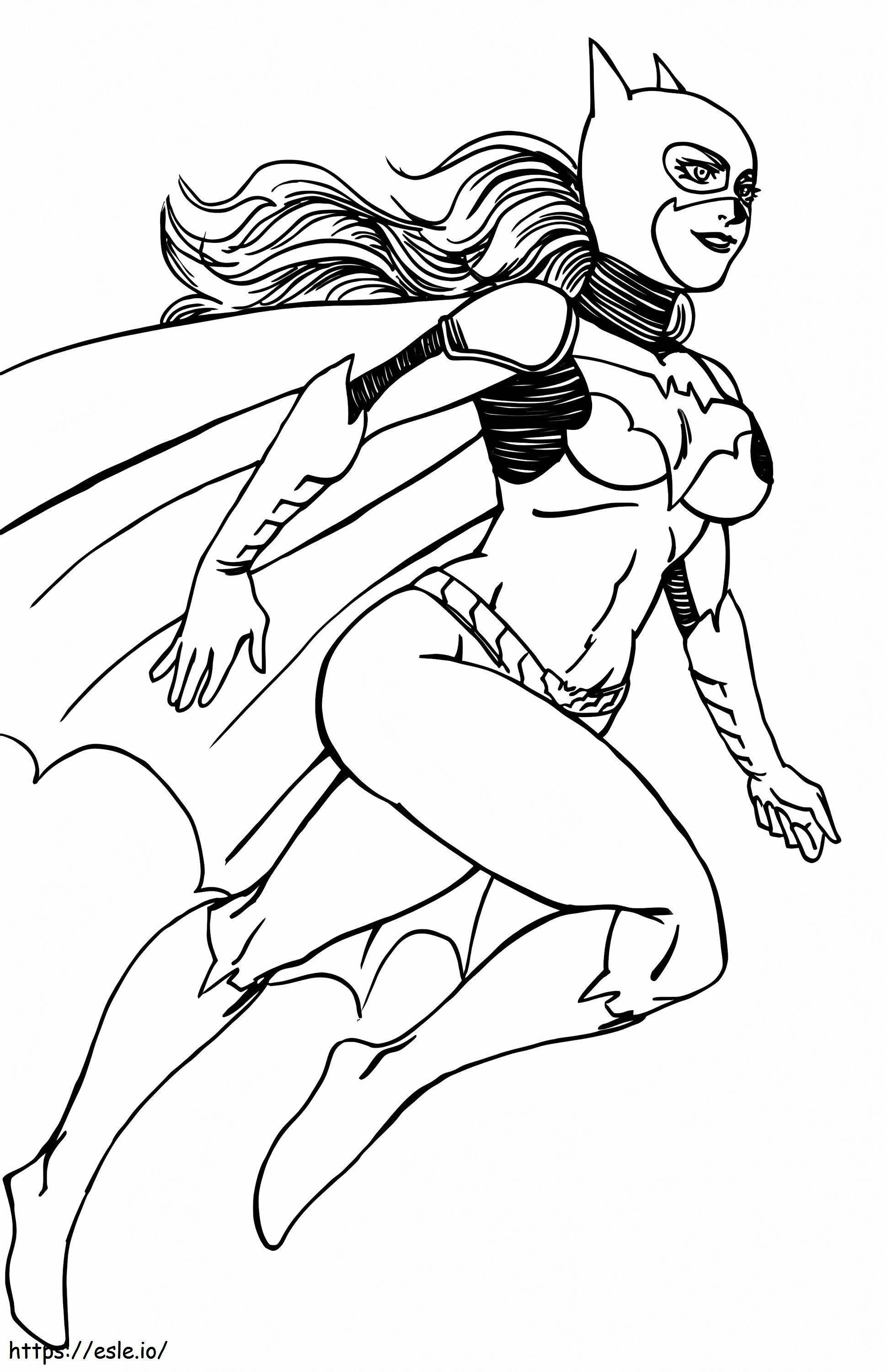Genialna Batgirl Feliz kolorowanka