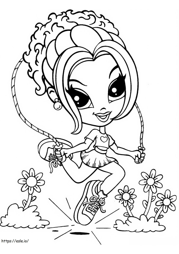 1566545915 Glamour Jumping Rope A4 coloring page