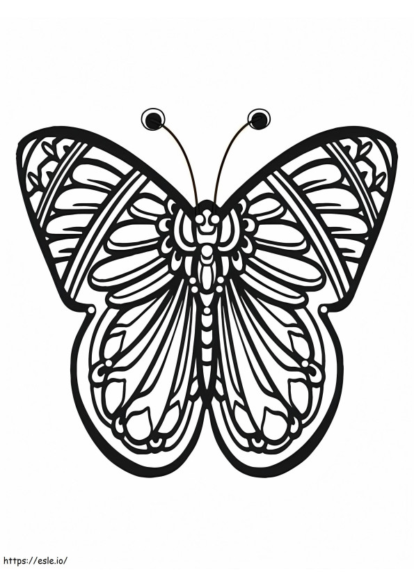 Beautiful Butterfly 5 coloring page