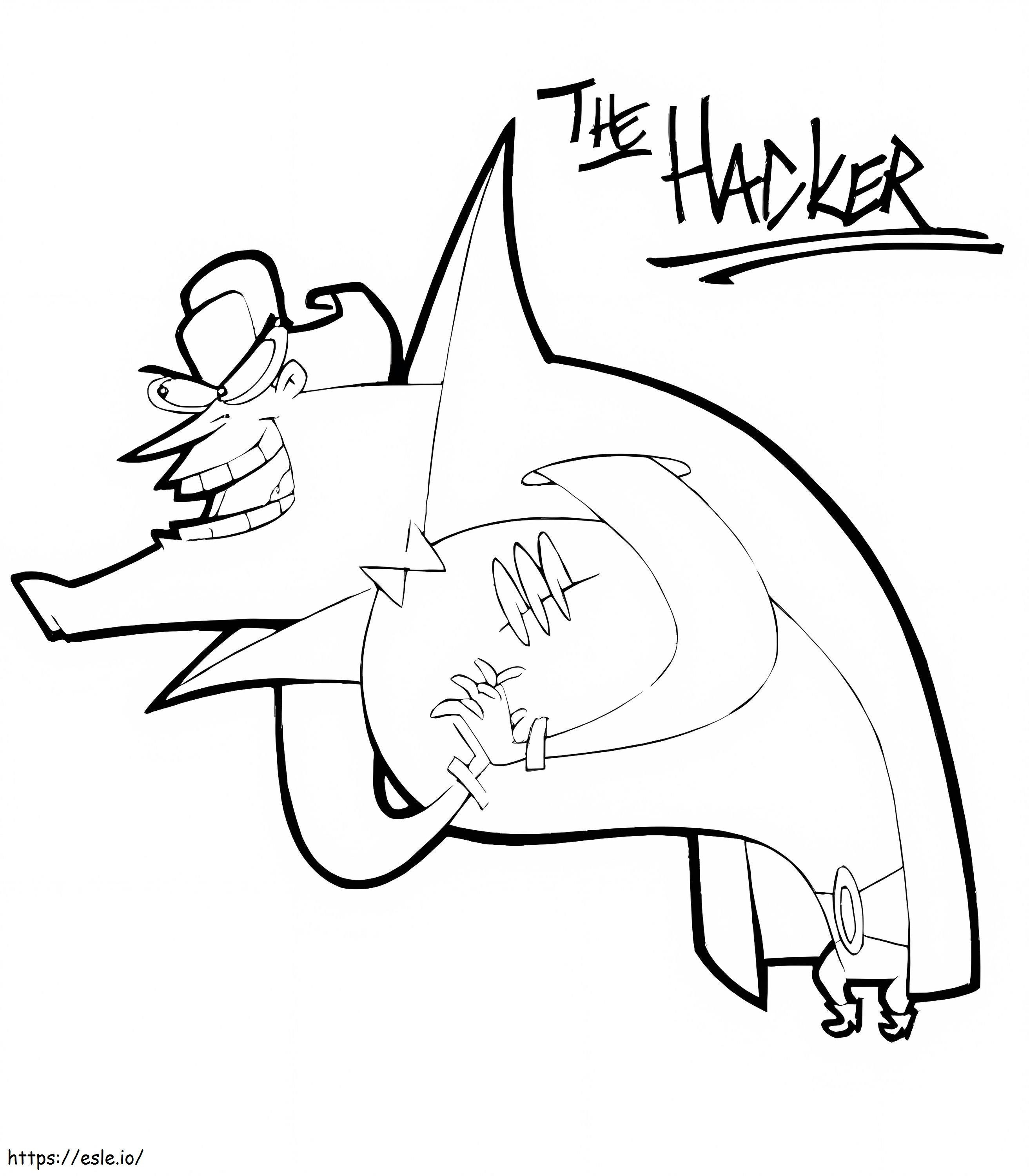 The Hacker'S Cyberchase coloring page