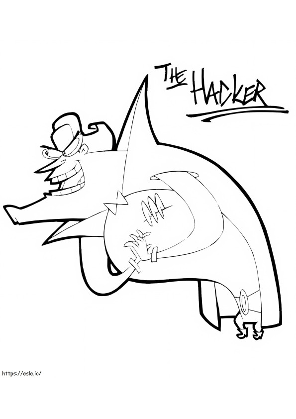 The Hacker's Cyberchase värityskuva