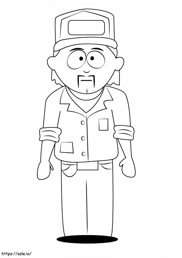 Stuart McCormick From South Park coloring page