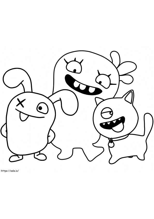 UglyDolls 4 coloring page