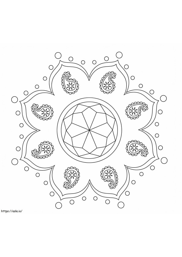 Rangoli para imprimir gratis